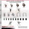 Service Caster 3 Inch 316SS High Temp Glass Filled Nylon Swivel 1/2 Inch Threaded Stem Caster Set SCC-SS316TS20S314-GFNSHT-121315-4 - alternate 3